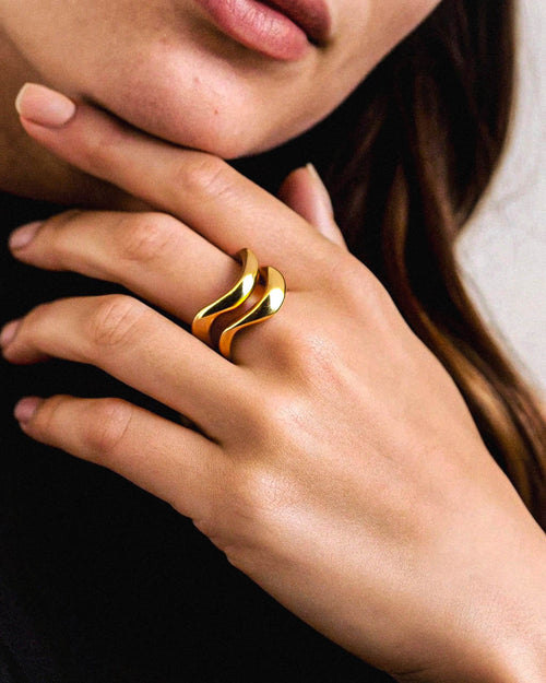 The Amberfall Ring is a finely crafted, minimalistic piece made from 18k gold. Its small, elegant design offers a subtle yet sophisticated accent, perfect for those who appreciate understated and craftsmanship. Ideal for everyday wear or special occasions, this ring combines timeless style with durable quality.